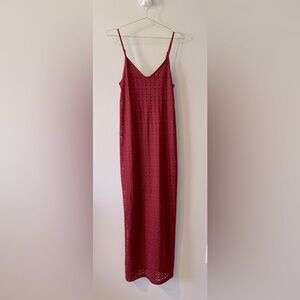 Vero Moda Isabella Tank Illusion Maxi Dress in Sun Dried Tomato. New with tag